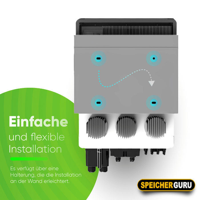 Chisage ESS 8kW Hybrid Wechselrichter Jup-8G2-LE Einphasig Niedervolt – Bild 5
