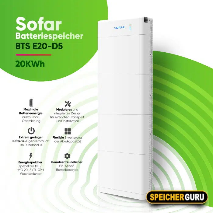 SOFAR BTS 20K Batteriemodul E20-DS5 – Bild 2