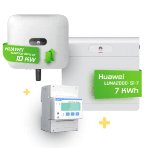 Huawei Komplettset 10 kW Hochvolt Hybridwechselrichter (SUN2000-10KTL-M1) & 7 kWh Hochvolt Batteriespeicher Huawei LUNA2000-7-S1