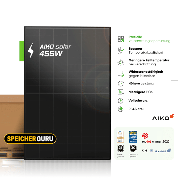 Speicherguru 4550W Komplettset Photovoltaikanlage | Bifacial & Fullblack| 4kW Growatt | 5 kWh Speicher – Bild 2
