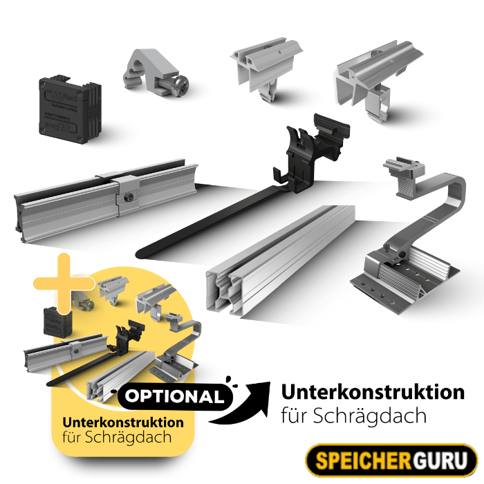 Speicherguru 4550W Komplettset Photovoltaikanlage | Bifacial & Fullblack| 4kW Growatt | 5 kWh Speicher – Bild 6