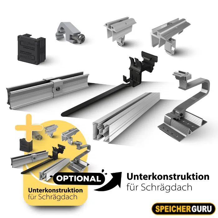 Speicherguru 4550W Komplettset Photovoltaikanlage | Bifacial & Fullblack| 4kW Growatt | 10 kWh Speicher – Bild 6