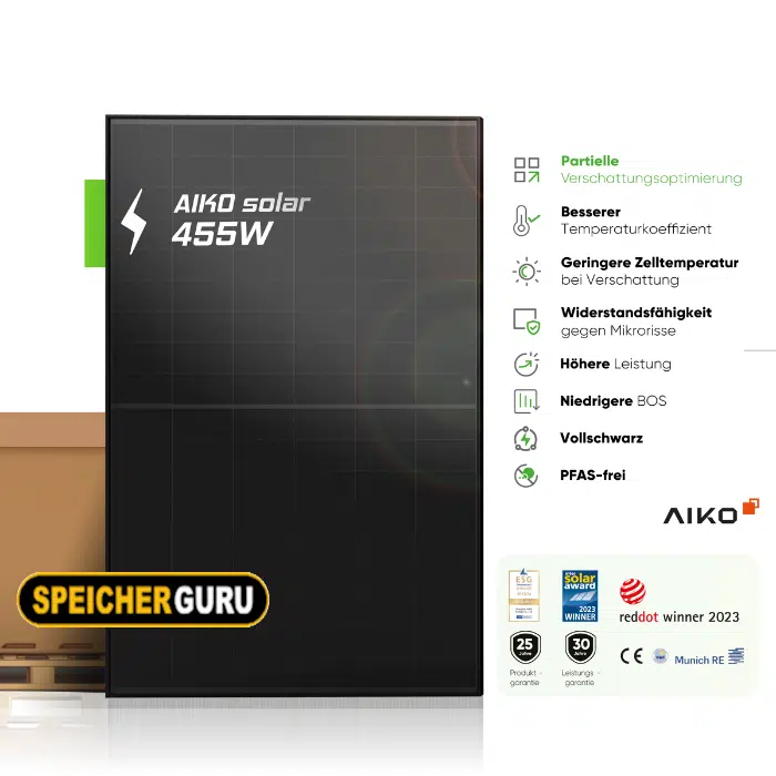 Speicherguru 12,74kW Komplettset Photovoltaikanlage | Bifacial & Fullblack| 12kW Growatt | 15 kWh Speicher – Bild 2