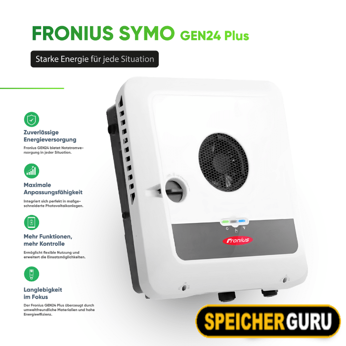 Fronius Symo GEN24 8.0 Plus 8kW Hybrid Wechselrichter – Bild 2