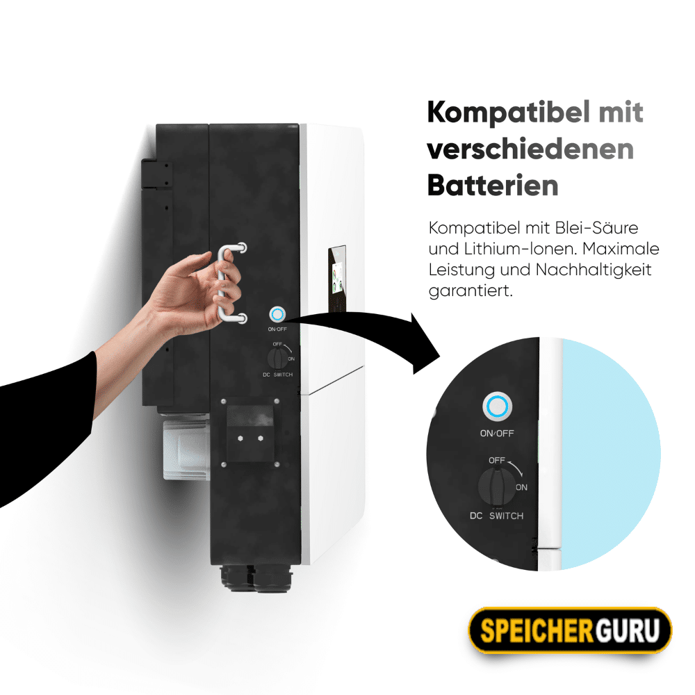 Deye SUN-15K-SG05LP3-EU-SM2 Niedervolt Hybridwechselrichter 3-Phasig - Neueste Version – Bild 4