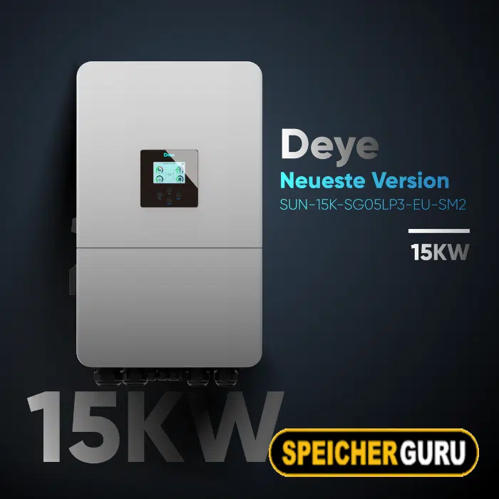 Deye SUN-15K-SG05LP3-EU-SM2 Niedervolt Hybridwechselrichter 3-Phasig - Neueste Version