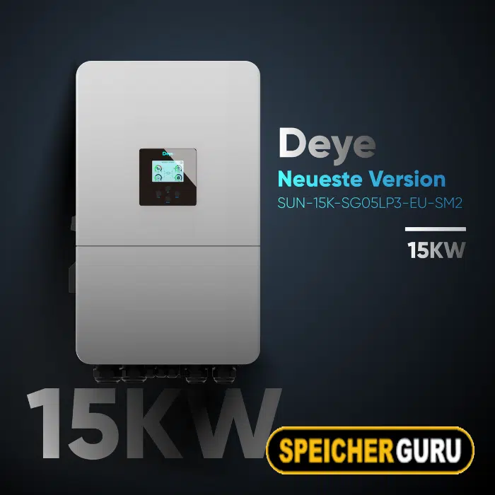 Deye Komplettset 15 kW Hybridwechselrichter SUN-15K-SG05LP3-EU-SM2 & 10,2 kWh Batteriespeicher Deye RW-F10.2 LFP – Bild 2