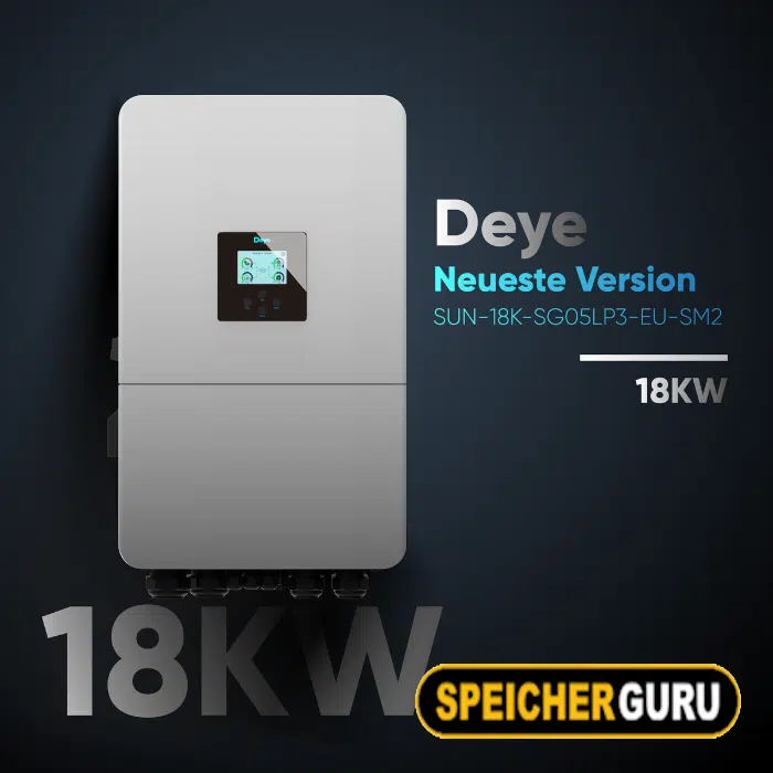 Deye Komplettset 18 kW Hybridwechselrichter SUN-18K-SG05LP3-EU-SM2 & 20,4 kWh Batteriespeicher Deye RW-F10.2 LFP – Bild 2