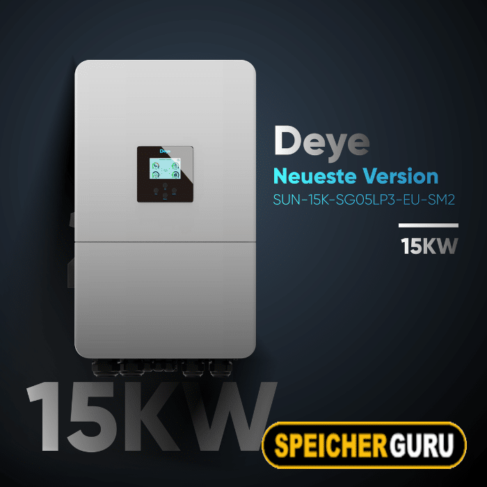 Deye Komplettset 15 kW Hybridwechselrichter SUN-15K-SG05LP3-EU-SM2 & 12,2 kWh Batteriespeicher Deye RW-M6.1-B – Bild 2