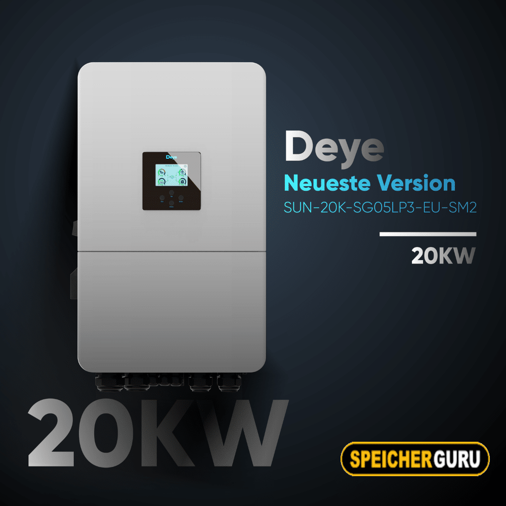 Deye Komplettset 20 kW Hybridwechselrichter SUN-20K-SG05LP3-EU-SM2 & 24,4 kWh Batteriespeicher Deye RW-M6.1-B – Bild 2