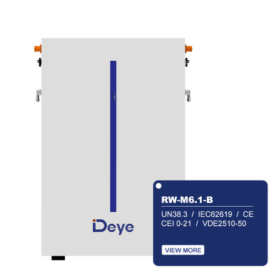 Deye Komplettset 20 kW Hybridwechselrichter SUN-20K-SG05LP3-EU-SM2 & 24,4 kWh Batteriespeicher Deye RW-M6.1-B – Bild 3