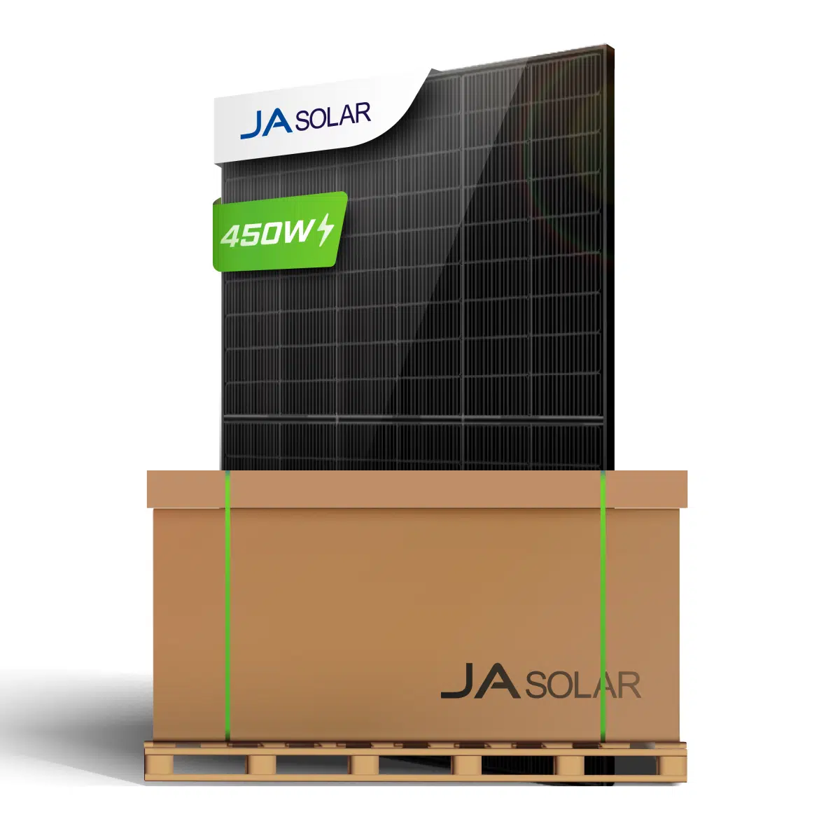 JA Solar 450W JAM54D40-450 LB BF Glas-Glas Black Frame Palette – Bild 4