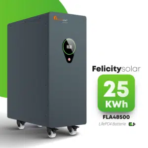 Felicity 25 kWh Speicher | FLA48500 | LiFePO4 Lithium Solarbatterie 48V 500Ah