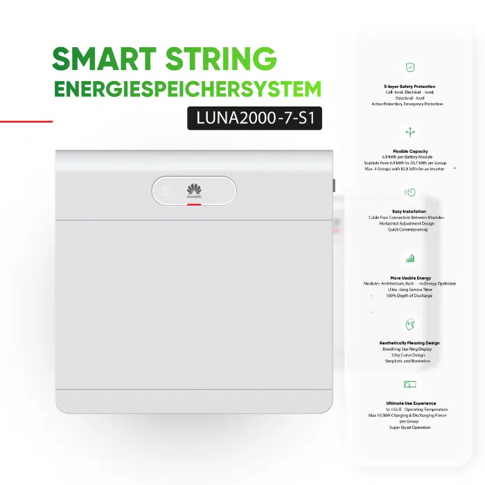 Huawei Photovoltaikanlage 15 kW Komplettset – 34x JA Solar 440W Fullblack & SUN2000-15K-MB0 mit Huawei LUNA2000-15-S0 Speicher – Bild 6
