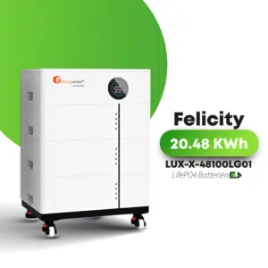 Felicity Stapelspeicher | 20,48 kWh | Erweiterbar | LUX-X-48100LG01 | LiFePO4 |