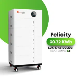 Felicity Stapelspeicher | 30,72 kWh | Erweiterbar | LUX-X-48100LG01 | LiFePO4 |