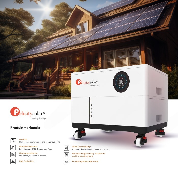 Felicity Stapelspeicher | 40,96 kWh | Erweiterbar | LUX-X-48100LG01 | LiFePO4 | – Bild 2