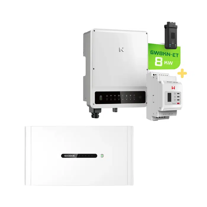 Goodwe Komplettset 8 kW Hochvolt Hybridwechselrichter ( GW8KN-ET Plus+ ) & 5 kWh Hochvolt Batteriespeicher GoodWe LYNX Home D5.0-10