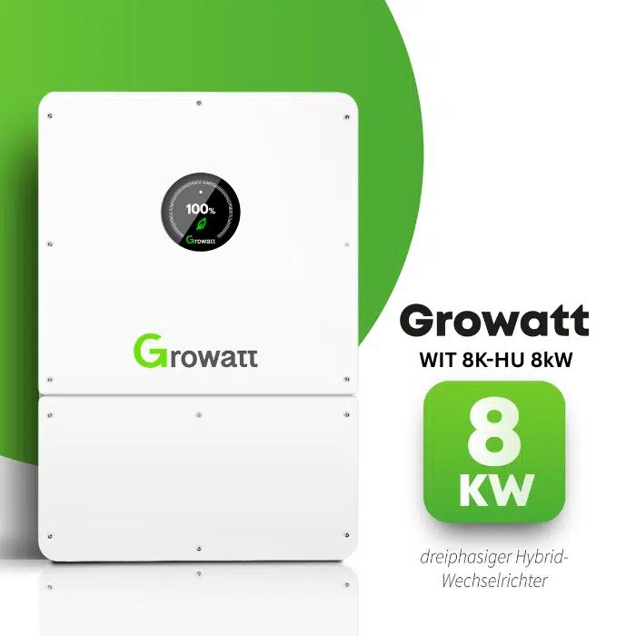 Growatt WIT 8K-X-HU 8 kW dreiphasig Hybrid-Wechselrichter