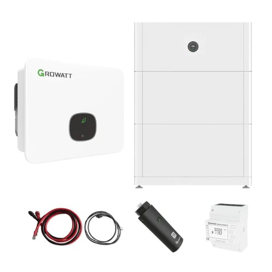 Growatt Komplettset MID 12KTL3-XH 12kW Hybridwechselrichter 3-phasig & APX 10.0P Solarspeicher 10kW