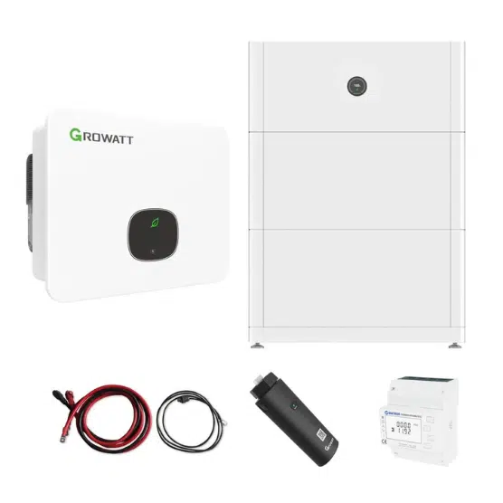 Growatt Komplettset MID 12KTL3-XH 12kW Hybridwechselrichter 3-phasig & APX 10.0P Solarspeicher 10kW