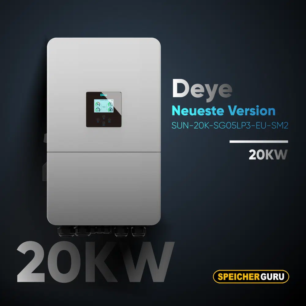 Deye Photovoltaikanlage 20,24 kW Komplettset – 46x JA Solar 440W Fullblack & Deye SUN-20K-SG05LP3-EU-SM2 mit 20,48 kWh Deye SE-G5.1 Pro-B – Bild 3