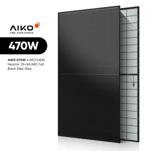 AIKO 470W A-MCE54Db Neostar 3S+54 ABC Full Black Glas-Glas