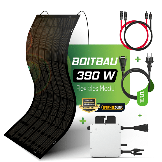 390W Balkonkraftwerk Set - Flexible DoitBau Module (390Wp) - Hoymiles HMS-500 – Bild 10