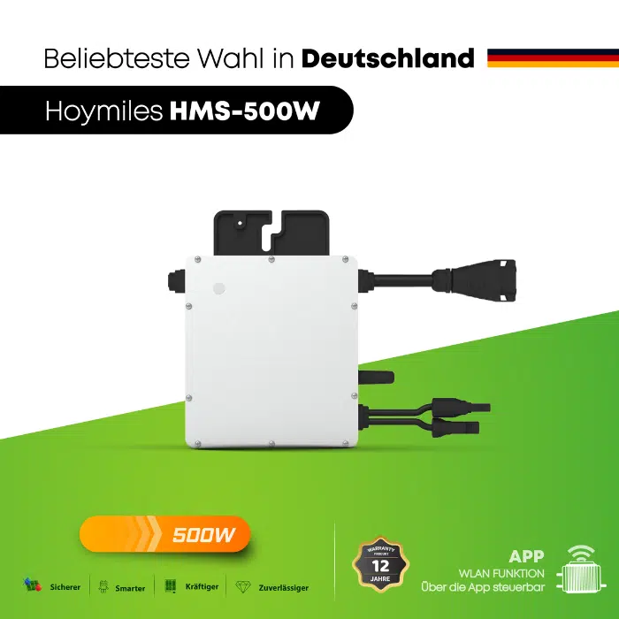 390W Balkonkraftwerk Set - Flexible DoitBau Module (390Wp) - Hoymiles HMS-500 – Bild 3