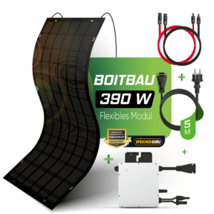 390W Balkonkraftwerk Set - Flexible DoitBau Module (390Wp) - Hoymiles HMS-500