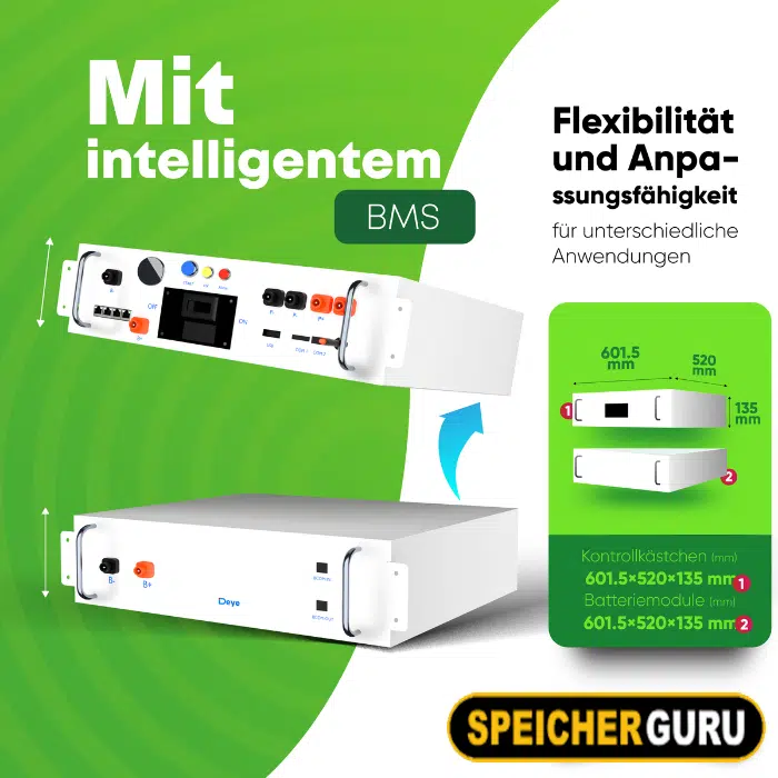 Deye BOS-A50 – 54 kWh Hochvolt LiFePO4 Stromspeicher – Bild 2