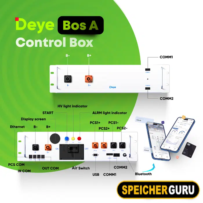 Deye BOS-A100 – 100 kWh Hochvolt LiFePO4 Stromspeicher – Bild 3
