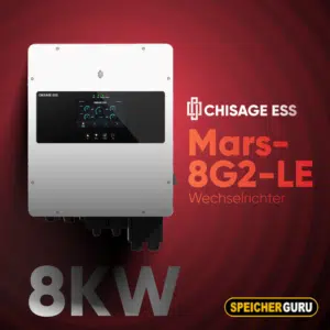 Chisage ESS 8kW Hybrid Wechselrichter Mars-8G2-LE Niedervolt