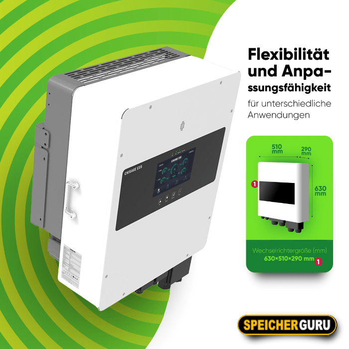 Chisage ESS 8kW Hybrid Wechselrichter Mars-8G2-LE Niedervolt – Bild 9