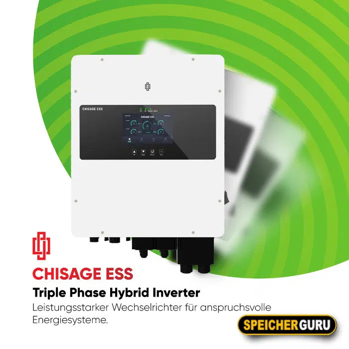 Chisage ESS 6kW Hybrid Wechselrichter Mars-8G2-LE Niedervolt – Bild 2