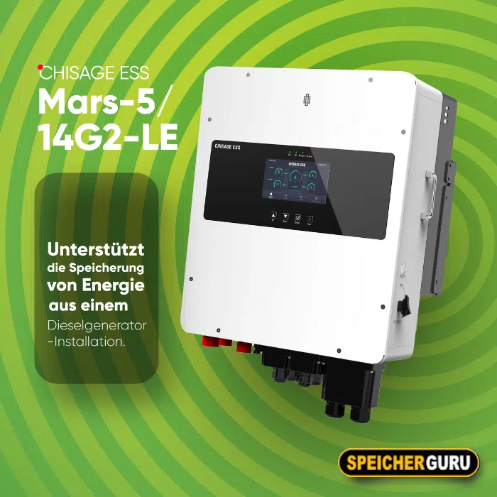 Chisage ESS 6kW Hybrid Wechselrichter Mars-8G2-LE Niedervolt – Bild 5