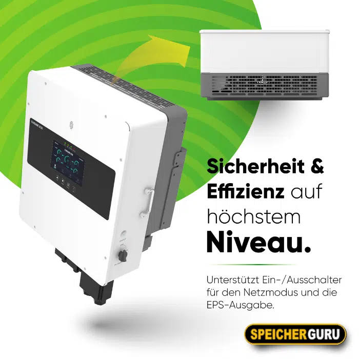 Chisage ESS 6kW Hybrid Wechselrichter Mars-8G2-LE Niedervolt – Bild 8