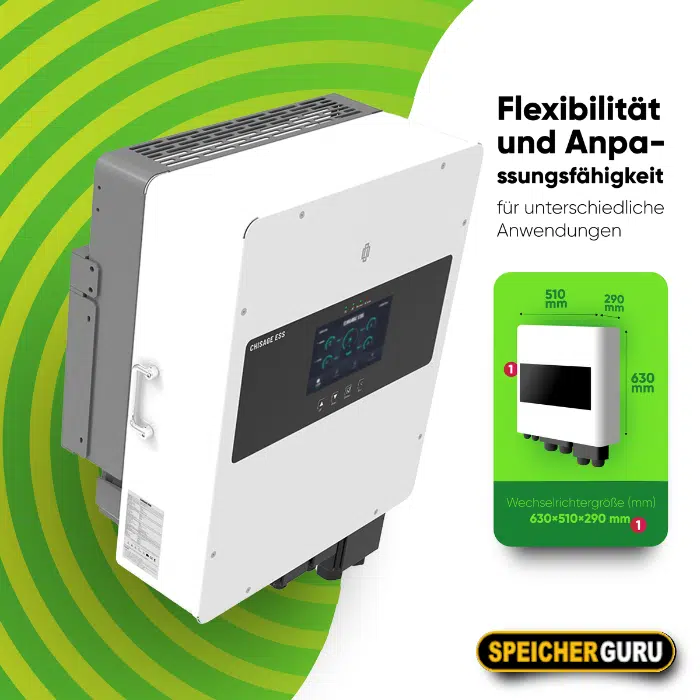 Chisage ESS 6kW Hybrid Wechselrichter Mars-8G2-LE Niedervolt – Bild 9