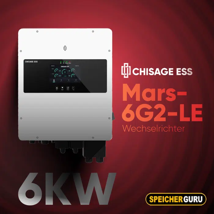 Chisage ESS 6kW Hybrid Wechselrichter Mars-8G2-LE Niedervolt
