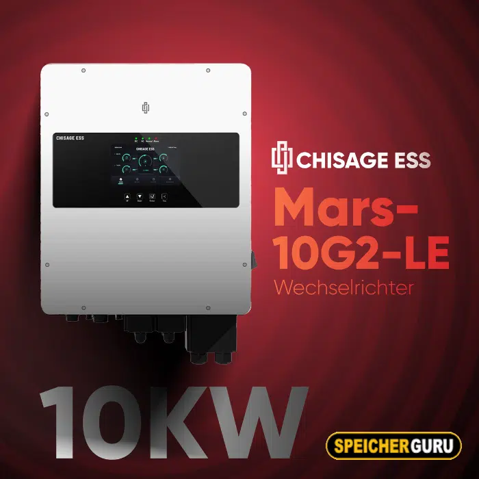 11,28 kWp Aiko Neostar 3S+54 470W & 10 kW Chisage Ess Mars-10G2-LE Hybridwechselrichter mit 10 kWh Chisage Ess MOON10-W Speicher – Bild 4