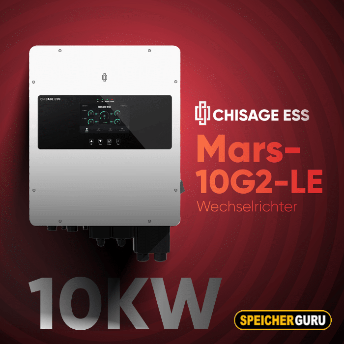 PV-Komplettset 10 kWp mit Chisage ESS Mars-10G2-LE und JA Solar oder Aiko Neostar Modulen – Optional mit Speicher – Bild 5