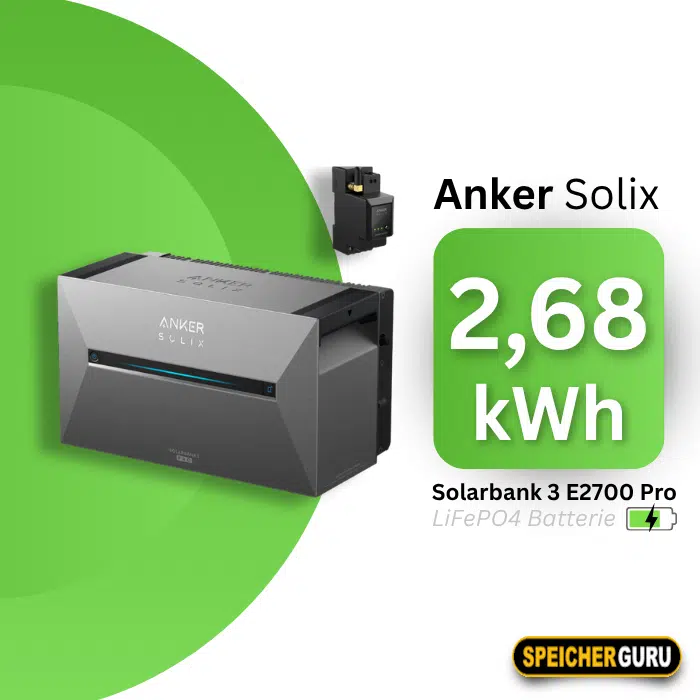 Anker SOLIX Solarbank 3 E2700 Pro – Smarter Speicher für dein Balkonkraftwerk (mit Smartmeter)