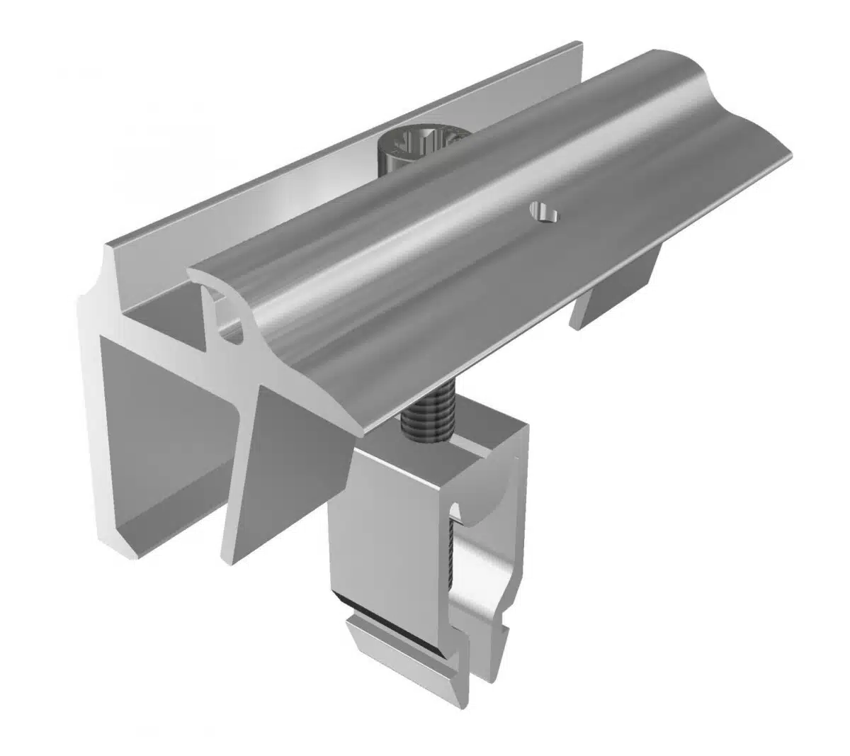 Schletter (SL-Rack) Schrägdach Pfannendach für 2 Module 30 mm Befestigungsset SCHWARZ – Bild 4