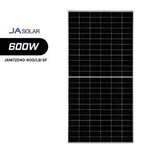 JA Solar 600W JAM72D40-600/LB-SF Bifaziales n-type TOPCon Solarmodul