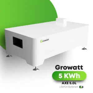 Growatt AXE 5.0L - Inkl. Zubehör und Verkabelung