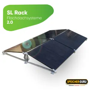 Schletter (SL-Rack) - PV Unterkonstruktion 15° Flachdach 24 Module