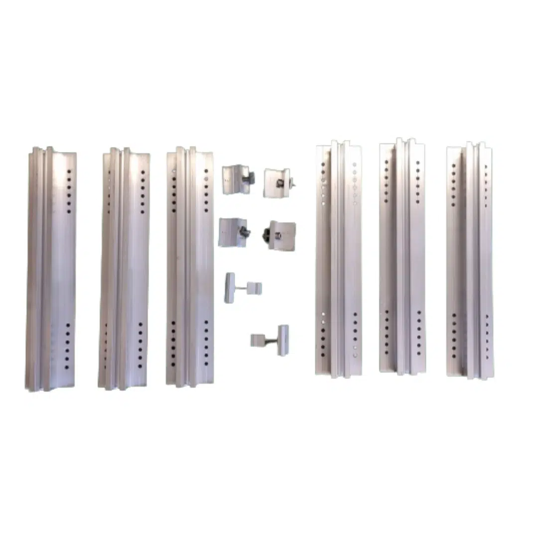 Trapezblechdach + Wand Halterung Montageset für 2 Solarmodule 30 mm – Bild 2