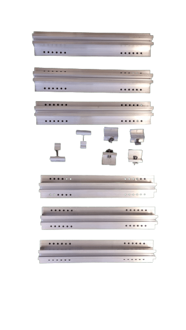 Trapezblechdach + Wand Halterung Montageset für 2 Solarmodule 30 mm – Bild 3