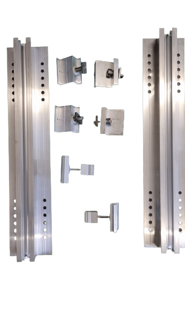 Trapezblechdach + Wand Halterung Montageset für 2 Solarmodule 30 mm – Bild 5