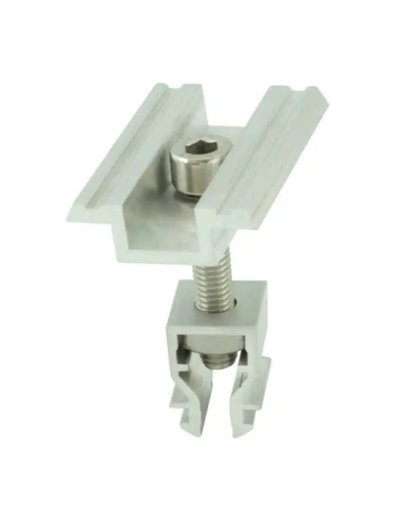 Trapezblechdach + Wand Halterung Montageset für 2 Solarmodule 30 mm – Bild 9